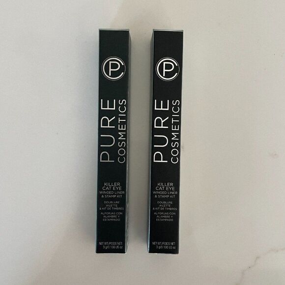 Pure Cosmetics Makeup Bundle Killer Cat Eye Liner Waterproof Eyeliner Pen Black - Picture 1 of 2